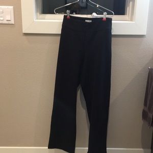 Black dress pants. Super comfy.